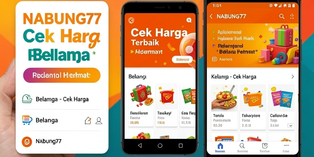 Tampilan antarmuka <strong>NABUNG77</strong> yang mudah digunakan untuk cek harga.