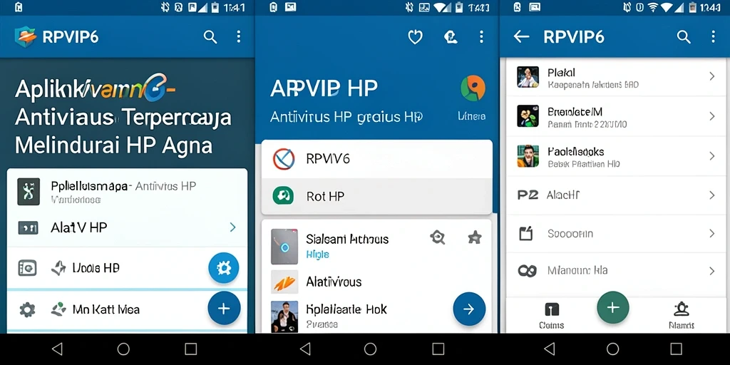 Antarmuka RPVIP6 yang sederhana dan fungsional untuk perlindungan HP.