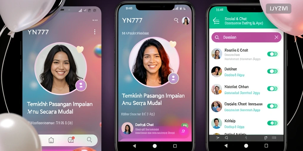 Tampilan antarmuka modern dan user-friendly dari YN777.