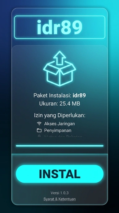 Tampilan halaman APK idr89